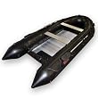 Seamax Heavy Duty Inflatable Boat OCEAN430T 14 feet, 3 Colors: GRAY RED & BLACK
