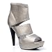 BISOU Women's Banded Platform Heels by Qupid