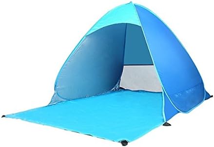 Lepapillon Outdoor Pop Up Beach Tent Instant Sun Shelter Portable Cabana Protective Anti Uv Sets up in Seconds (Blue)