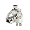 8GB ROBOT Stainless Steel High Speed USB 2.0 High Speed Flash Pen Drive Disk Memory Stick Support Windows and Mac OS Shock Proof Metallic Body with Key Ring and Belt Loop Great Gift (01-023)