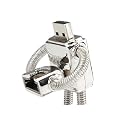 8GB ROBOT Stainless Steel High Speed USB 2.0 High Speed Flash Pen Drive Disk Memory Stick Support Windows and Mac OS Shock Proof Metallic Body with Key Ring and Belt Loop Great Gift (01-023)