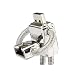 8GB ROBOT Stainless Steel High Speed USB 2.0 High Speed Flash Pen Drive Disk Memory Stick Support Windows and Mac OS Shock Proof Metallic Body with Key Ring and Belt Loop Great Gift (01-023)