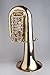 Tempest Agility Winds CC Tuba 5 Rotary Valves Brass with Nickel Silver Trim Case with Wheels