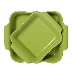 Buy Chantal 2 Piece Talavera Bake Set, Lime Green now!