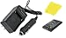 Digital Replacement Battery PLUS Mini Battery Travel Charger for Specific Digital Camera and Camcorder Models / Compatible with KODAK KLIC-5001, SANYO DB-L50, DB-L50AU, KODAK EasyShare: DX6490, DX7440, DX7590, DX7630, P712, P850, P880, Z730, Z7590, Z760, SANYO Xacti: DMX-FH11, DMX-HD1010, DMX-HD2000, DMX-WH1, VPC-HD1000, VPC-HD1010, VPC-HD2000, VPC-WH1, Xacti VPC-TH1 Charges with Intelligent Charge Technology - Includes Car Adapter and Leatherette Camera / Lens Accessories Pouch