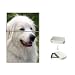 Chrome flip top lighter! Wick, flint and fluid fuel lighter. Measures 2.25"(H) x 1.5"(W) x 0.5"(D).Comes in a gift tin box.The image is printed directly onto the metal and coated with a top quality, waterproof enamel to insure long wear. FOR THE TRUE GREAT PYRENEES LOVER!