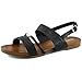 Nature Breeze Women's Slingback Ankle Buckle Open Toe Strap Casual Sandal Shoes