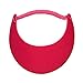 Fabric Foam Sun String Visor - Cherry Red OSFM