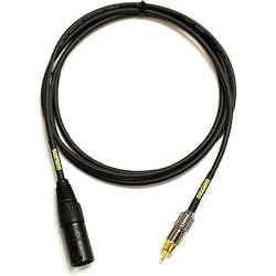 Mogami Gold XLRM RCA 06  XLR Male to RCA Patch Cable 6 feet