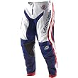 Troy Lee Designs GP Air Team Men's MotoX Motorcycle Pants w/ Free B&F Heart Sticker Bundle - Navy