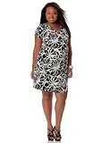 Motherhood Maternity: Plus Size Short Sleeve Wrap Maternity Dress
