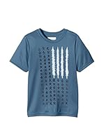 Columbia Camiseta Manga Corta Camp Americana Graphic (Azul / Gris)