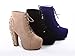 Lace up Platform Ankle Round Toe Booties + Studded Spike
