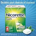 Nicorette-Nicotine Coated Gum 4mg, 190 Pieces Fresh Mint