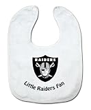 NFL Oakland Raiders White Snap Bib with Team Logo