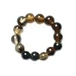 Tigers Eye Beads Stretch Ring, 4mm Beads