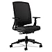 HON Lota Mid-Back Work Chair with Mesh Back for Office or Computer Desk, Black