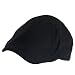 Summer Linen Duck Bill Curved Ivy Cabby Hat Black Medium Large