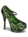 Lime Green Lace Mary Jane Platform Pump - 6