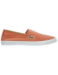 From Amazon.com. Click for details:
 Shoes: Lacoste Marice Mens Slip On Sneakers Shoes Canvas Orange Size 11 - Lacoste Shoes: Lacoste Marice Mens Slip On Sneakers Shoes Canvas Orange Size 11 - Lacoste