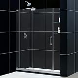 DreamLine SHDR-19607210R-01 Frameless Sliding Shower Door, Chrome