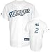 Aaron Hill Youth Jersey: 2010 Majestic Home White Replica #2 Toronto Blue Jays Jersey