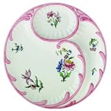 Artichoke Plate Floral Pattern Set of Two by Cross Country Furniture