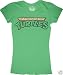 Search : TMNT Teenage Mutant Ninja Turtles Green Juniors T-Shirt