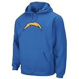 NFL Men's San Diego Chargers Blue End Zone Playbook Hood (Air Force Blue, X-Large)