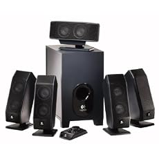 Logitech X-540 5.1 Surround Sound Speaker System with Subwoofer