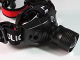 ZOOMABLE 5W CREE Q5 LED HEADLAMP FLASHLIGHT+Battery Charger+2 battery