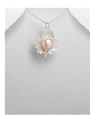 Fresh Water Pearls Pendant Necklace In Sterling Silver