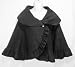 Sutton Studio Black Merino Wool & Cashmere Cape