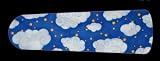 CLOUDS AND STARS UP ABOVE 42 CEILING FAN W/LIGHT