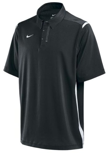 Nike Men's Golf Tennis Coach Polo Shirt Black