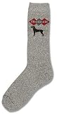 Black Labrador Argyle Socks