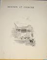 Hounds Exercise Kennel Dog Walk Edwards Old Print C1936