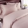 1000 Thread Count Egyptian Cotton 1000TC Down Comforter & Duvet Set, California King, Pink Damask Stripe 1000 TC