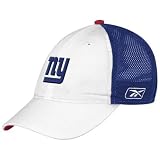 Reebok New York Giants White 2008 Preseason Coaches Adjustable Mesh Hat