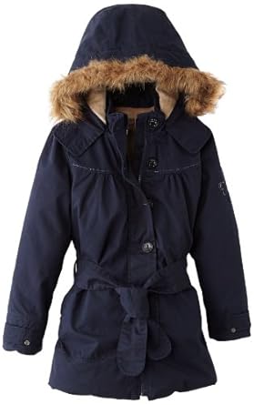 Jean Bourget Parka Fille Marine 5 Ans: V&ecirc;tements