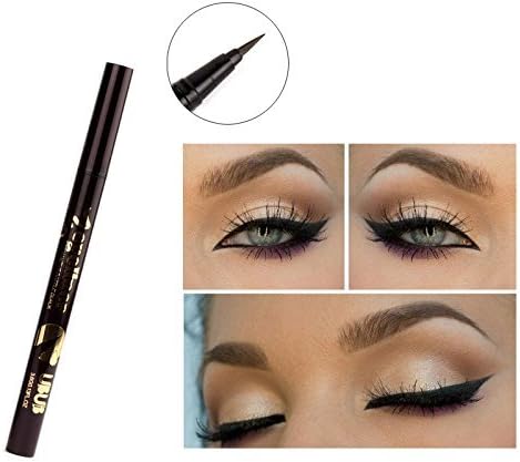 Black Eyeliner Pen Pencil Permanent Dazzle Black Ultra-fine Liquid Eye Liner Waterproof and Smudge-proof by Honey cosmetics
