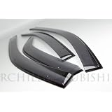 2002 2003 2004 2005 2006 OEM MITSUBISHI LANCER EVO DOOR VENT VISORS SUN SHADE WINDOW... by MITSUBISHI