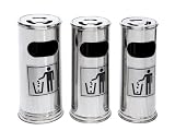 Review Deluxe GmbH  / 9-part set 3 pcs trash can with ash-tray