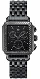NEW MICHELE DECO NOIR LADIES WATCH MWW06A000679