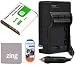 NP-FG1 Battery And Battery Charger for Sony Cyber-shot DSC-H70 DSC-H90 DSC-HX7V DSC-HX9V DSC-HX10V DSC-HX20V DSC-HX30V Digital Camera + More!!