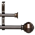 Umbra Loft Double Rod - Bronze