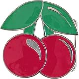 Body Candy - Double RED CHERRY Belt Buckle