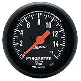 Autometer (2654) Z Series Pyrometers - 0-1600F, Probe Included - Full Sweep Electric