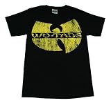 Wu Tang Clan Logo Hip Hop Urban Distressed T-Shirt Tee