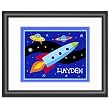 Out of This World Black Personalized Print